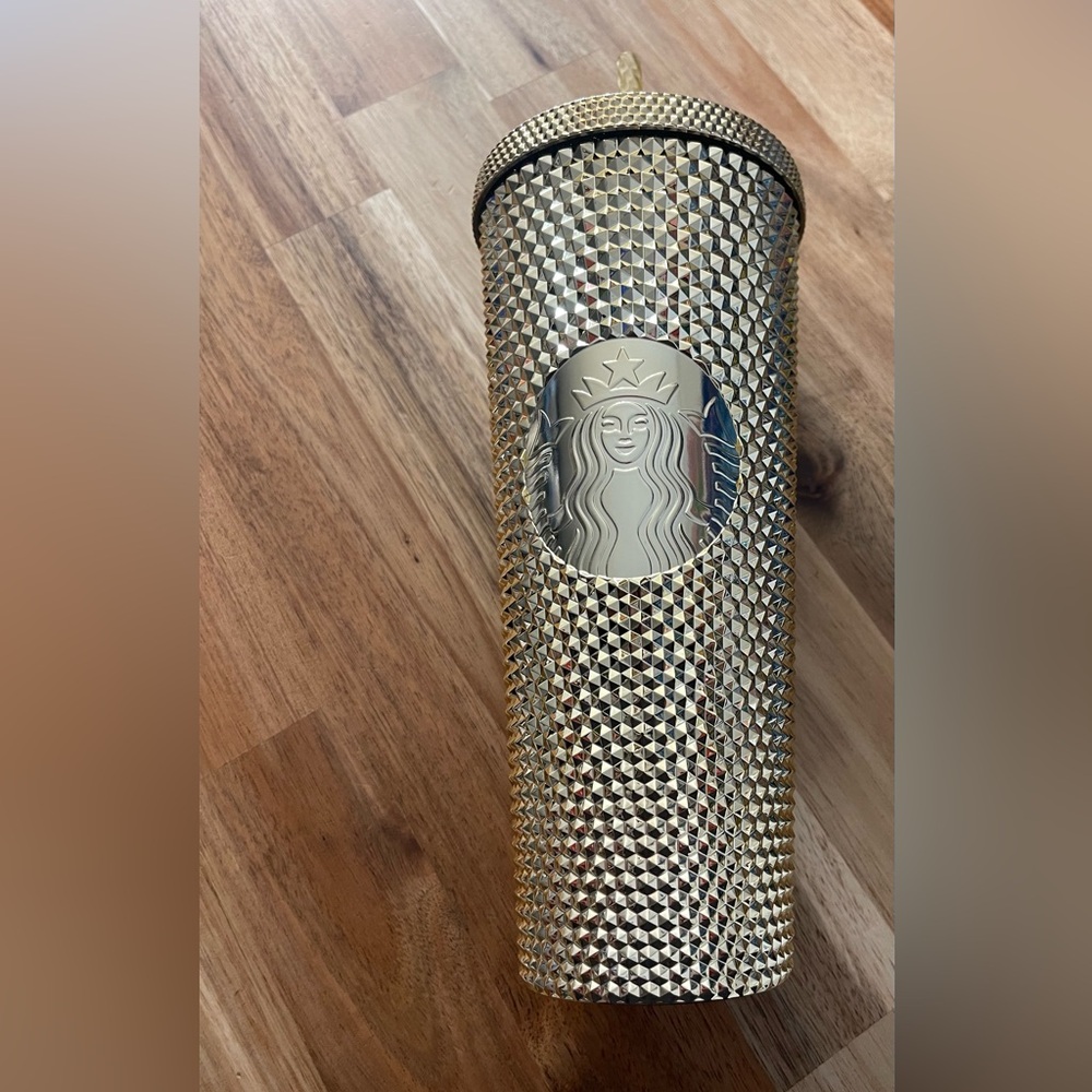 NWT Starbucks limited edition 24oz Golden Tumbler